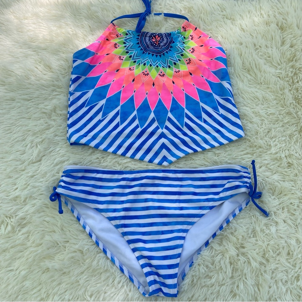 Nordstrom Colorful Kids Swim Set. Girls size XXL 18.5
